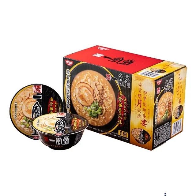 💥Sam's CLUB 山姆代購💥一風堂 魚介豚骨風味碗麵 1盒6碗
