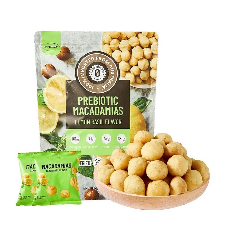 💥Sam's CLUB 山姆代購💥NUTHING 益生元夏威夷果仁 (檸檬羅勒味) 600g  約15小包入