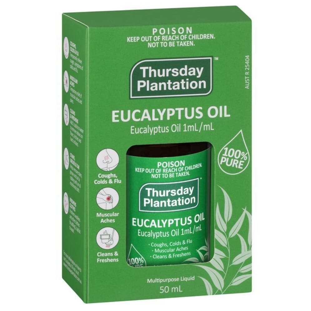💥現金價 💥THURSDAY PLANTATION 100% 純尤加利桉樹油 EUCALYPTUS 50ML💥此優惠價屬折實價💥