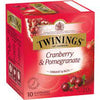 💥現金價💥Twinings Cranberry & Pomegranate Infusions Tea Bags蔓越莓&石榴茶包 1盒10小包 - 現貨售完後12月底左右到貨貨