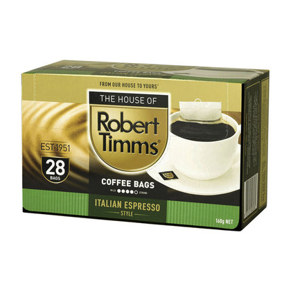 Robert Timms Italian Espresso Style Coffee Bags 義大利濃縮咖啡 28小包