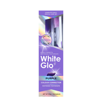 💥現金價💥 White Glo -  Purple Colour Corrector Whitening Toothpaste 紫色校正美白牙膏 160g - 現貨售完後4月初左右到貨