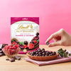 Lindt Fruit Sensation Dark Chocolate Raspberry & Cranberry Bag 150g