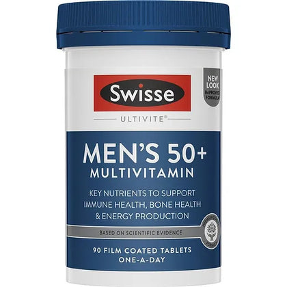 💥現金價 💥🤑年度終極大特價🤑Swisse - Mens Ultivite 50+ 男士50+綜合維生素 90粒💥此優惠價屬折實價💥💥💥到期日: 7/2025💥💥