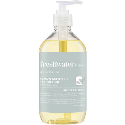 👑期間限定👑 Freshwater Farm -Lemon Tea Tree Oil 檸檬茶樹洗手液500ml