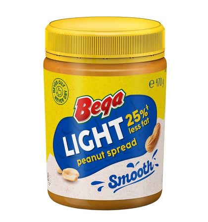 Bega Light 25% Less Fat Peanut Butter Smooth 淡味花生醬柔滑 470g