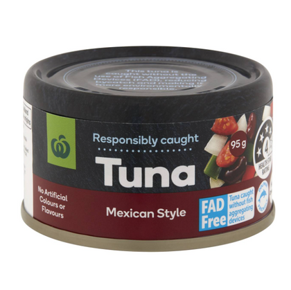 Woolworths Tuna Mexican Style 95g