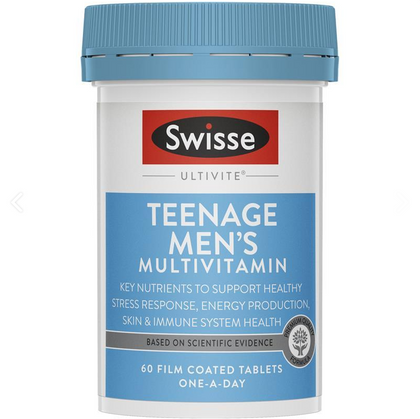 💥現金價💥Swisse - Ultivite 男性青少年多元維生素 60片 - 現貨售完後預定2個禮拜內到貨