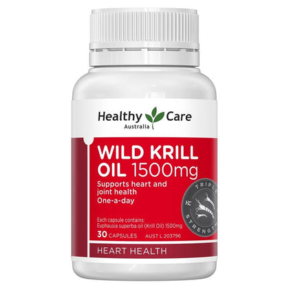 💥現金價💥🌺夏日の感謝祭2024🌷Healthy Care - 南極磷蝦油 Krill Oil 1500mg 30粒