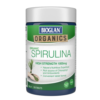 💥現金價💥Bioglan - 優質螺旋藻200粒 Superfoods Spirulina 1000mg 200 Tablets - 現貨售完後12月底左右到貨