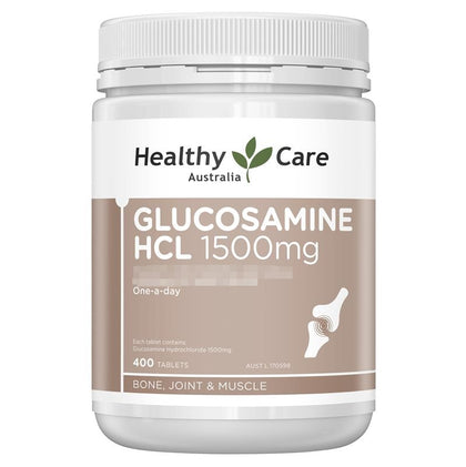 💥現金價💥2024國慶75週年🎉𝟕𝟓折🎉Healthy Care - Glucosamine HCL 1500mg 葡萄糖胺 400粒 -現貨售完後 2-3個星期左右到貨💥此優惠價屬折實價💥