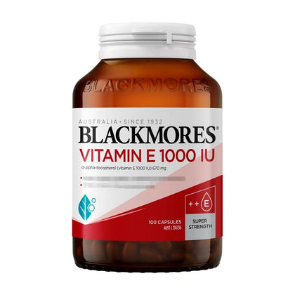 💥現金價💥Blackmores - Vitamin E 1000IU 維他命E 100粒