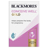 💥現金價 💥👑11月精選出位價👑Blackmores - Conceive Well Gold 28 Tablets + 28 Capsules孕前備孕黃金素 56片 - 現貨售完後12月底左右到貨💥此優惠價屬折實價💥