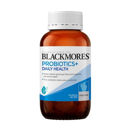 💥現金價 💥🎉6週年激抵大放送👑Blackmores - Probiotics+ Daily Health 成人益生菌 90粒 - 現貨售完後4月初左右到貨💥送兩包澳紐記自家製養生花茶（款式隨機）💥💥此優惠價屬折實價💥