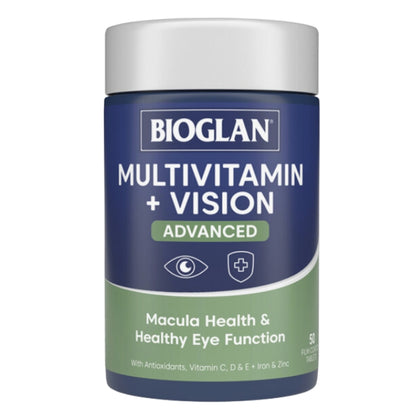 💥現金價💥Bioglan Multivitamin + Vision Advanced 多維視野配方 50粒 - 現貨售完後4個星期左右到貨
