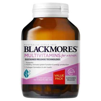 Blackmores Multivitamin For Women Sustained Release  女性複合維生素 150粒 約3月中左右到貨