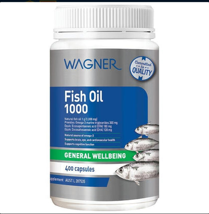 Wagner - Fish Oil 1000MG 魚油 400粒