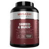 Musashi Shred And Burn Chocolate 2kg - 現貨售完後12月底左右到貨