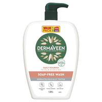 DermaVeen Daily Nourish 天然燕麥芯無皂潔膚露 Soap-Free Wash for Dry & Sensitive Skin 1.25L 現貨售完後9月底左右到