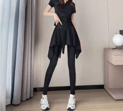 🦵🏻瘦腿神褲🤩係假兩件一條極度顯瘦稱身Leggings😍  -付款後約四個禮拜左右到貨