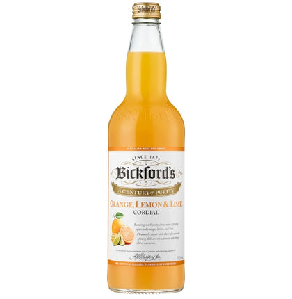 💥現金價💥Bickford's Orange, Lemon & Lime Cordial 750ml