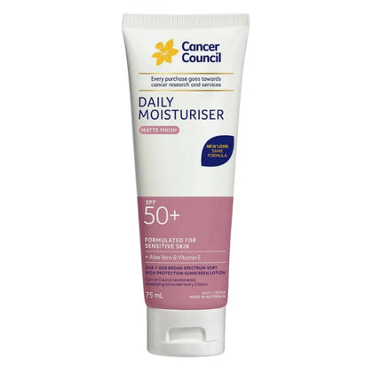 💥現金價 💥Cancer Council  面部/身體防曬保濕霜SPF50 (Matte Finish) 75ml-現貨售完後 2-3個星期左右到貨