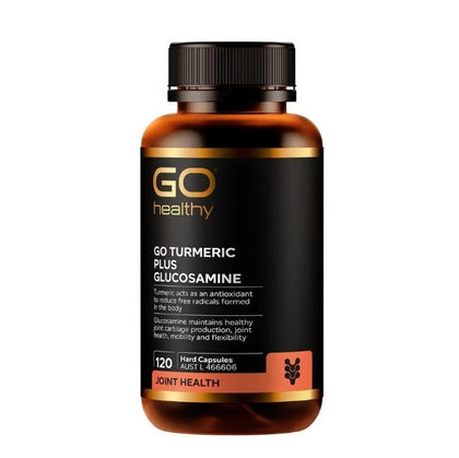 💥現金價💥Go healthy 薑黃+葡萄糖胺配方 120粒 - 現貨售完後8月初左右到貨