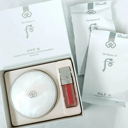 💥現金價💥韓國🇰🇷直送🉐Whoo 后 拱辰享雪白氣墊粉底套裝1正2替➕迷你唇彩💎 付款後四個星期左右到貨