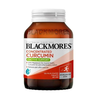 💥現金價💥Blackmores 濃縮薑黃素+活性支援強效配方 120粒 - 現貨售完後12月初左右到貨