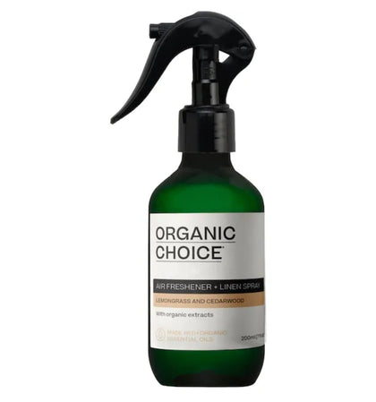 💥現金價💥Organic Choice Air Freshener + Linen Spray Lemongrass & Cedarwood 2香茅與雪松木 200ml- 現貨售完後12月初左右到貨