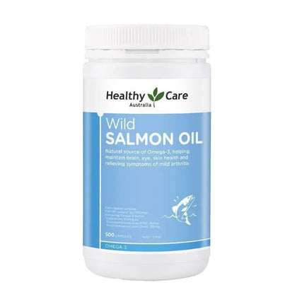 💥現金價💥Healthy Care Wild Salmon Oil 1000mg 500 Capsules - 現貨售完後12月初左右到貨