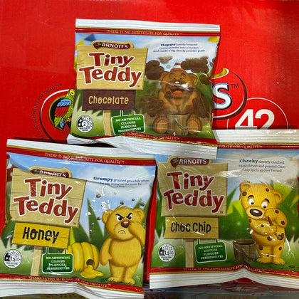 Arnott's Tiny Teddy Variety Pack 熊仔餅 3 小包*25g