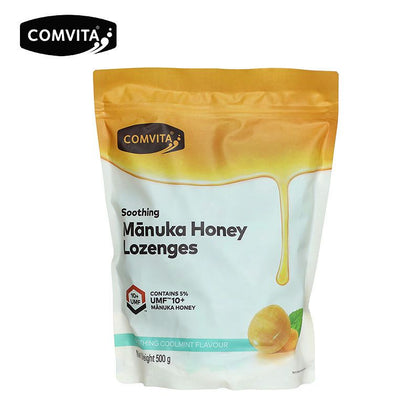 💥現金價💥 Comvita - 康維他10+ 蜂膠麥蘆卡蜂蜜潤喉糖 (薄荷味)  500g - 現貨售完後3個星期左右到貨-💥此優惠價屬折實價💥