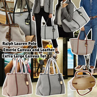 💥現金價💥美國Outlet 直送！超挺Polo帆布Tote Bag😍✨-付款後四個星期左右到貨