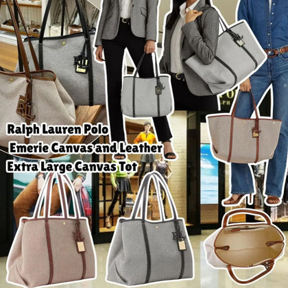 💥現金價💥美國Outlet 直送！超挺Polo帆布Tote Bag😍✨-付款後四個星期左右到貨