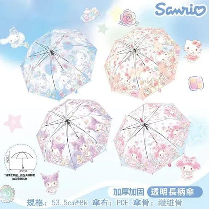 💥現金價💥🌂💖Sanrio夢幻系透明長柄傘-付款後四個星期左右到貨