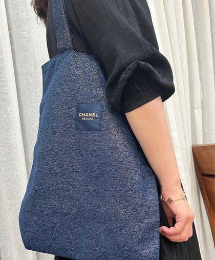 💥現金價💥🌟Chanel Beauty藍金單肩包🌟-付款後四個星期左右到貨
