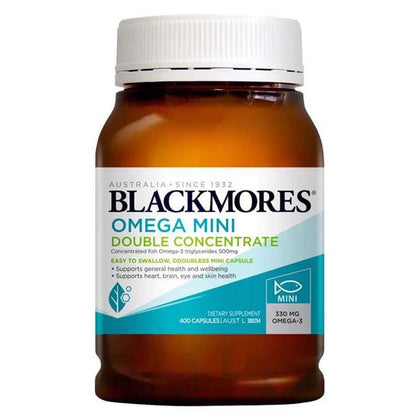 Blackmores - Odourless Fish Oil 400 Mini Capsules 迷你魚油 400粒 新版 🤩五週年店慶瘋癲價🤪