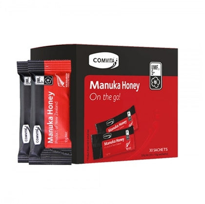 👑期間限定👑 Comvita - Manuka Honey 康維他UMF™5+ 麥蘆卡蜂蜜 10g x 30包 攜便裝 付款後2星期左右到貨