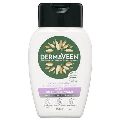 💥現金價💥DermaVeen - 極致保濕無皂沐浴露 Extra Hydration Soap Free Wash 250ml - 現貨售完後8月初左右到貨