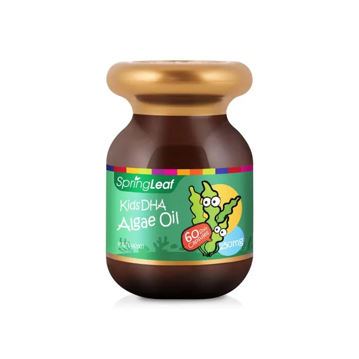 💥現金價💥SpringLeaf Kids DHA Algae Oil 綠芙兒童DHA藻油膠囊60粒 - 現貨售完後4星期左右到貨