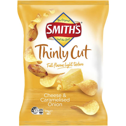Smith's Thinly Cut Cheese & Caramelised Onion 薯片 175g