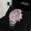 SEIKO 精工 Lukia SRW863P1 獨特紫色錶面女性腕錶 SRW863P1