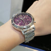 SEIKO 精工 Lukia SRW863P1 獨特紫色錶面女性腕錶 SRW863P1