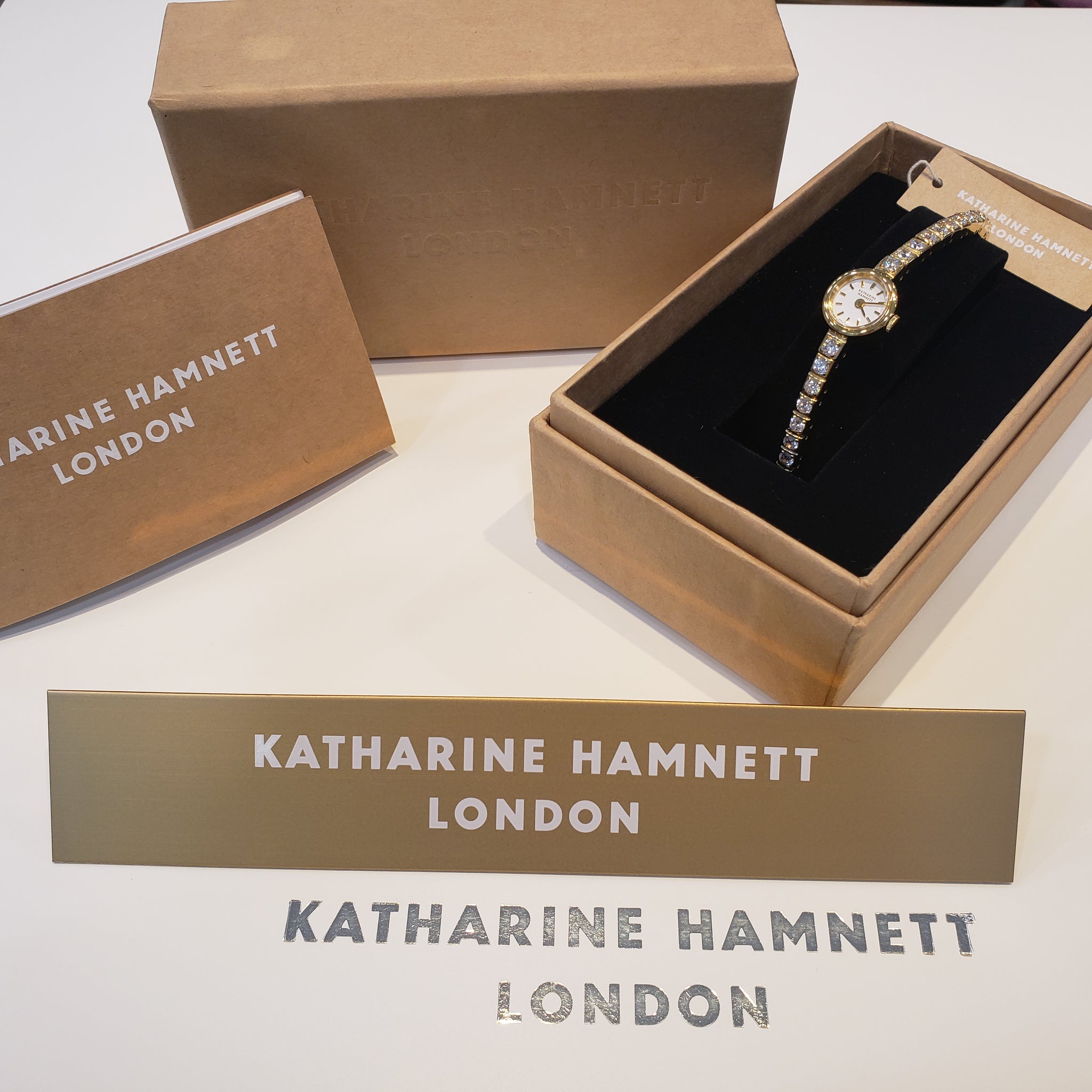 Katharine Hamnett 手錶- KH7813-B04D(金色) / KH7713-B04D (玫瑰金色 