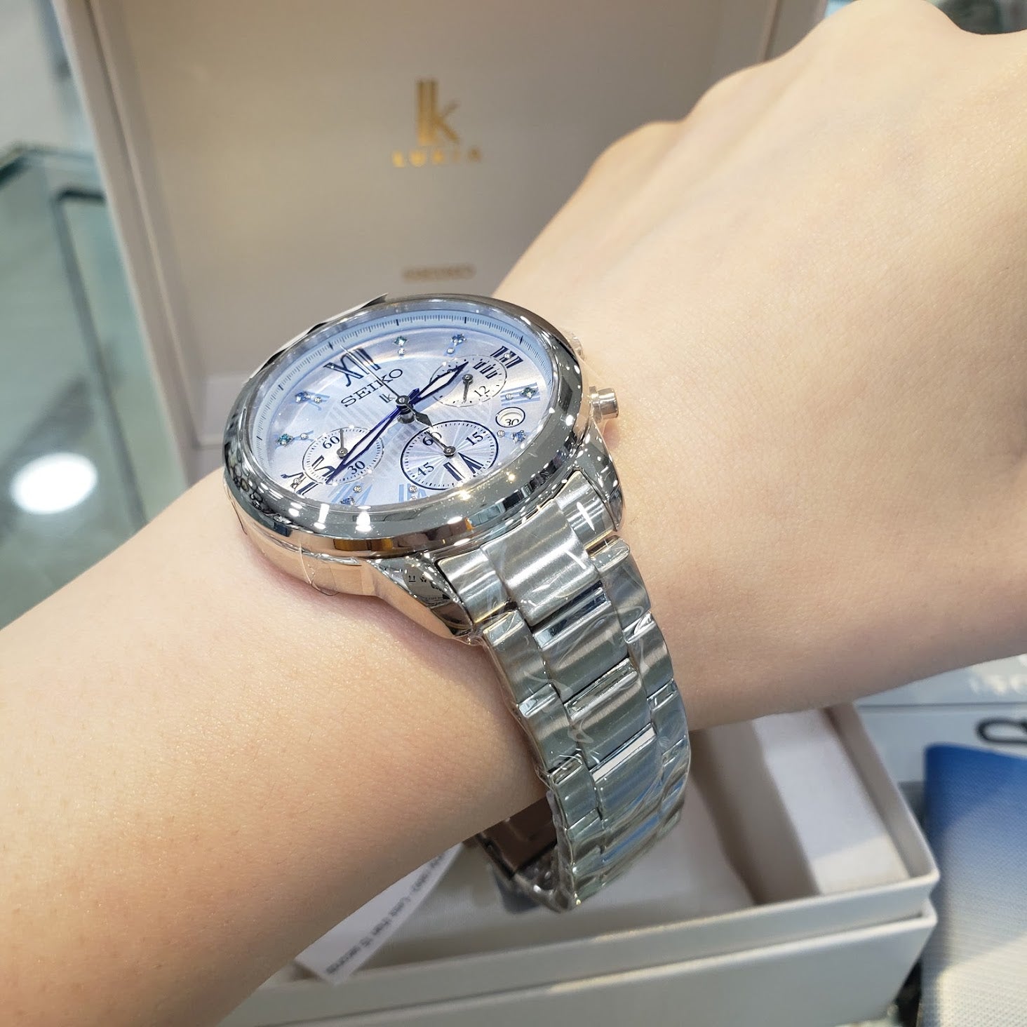 Seiko 精工女裝計時腕錶SRWZ79P1