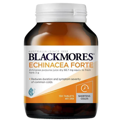 💥現金價💥Blackmores 紫錐花加強配方 Echinacea Forte Immune Support 150 Tablets - 現貨售完後12月底左右到貨