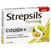 💥特快EXPRESS💥 Strepsils Herbal Cough Lozenges Honey Lemon16 Pack 草本蜂蜜檸檬止咳潤喉糖 16粒