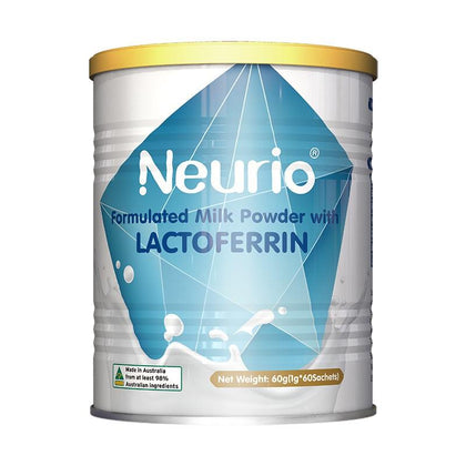 Neurio 紐瑞優 - 乳鐵蛋白粉 藍鑽版 (1g×60小袋) [抗菌 提高免疫力]- 付款後2個禮拜內到貨
