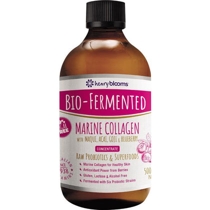 Henry Blooms 膠原蛋白濃縮酵素 Bio Fermented Marine Collagen 500ml